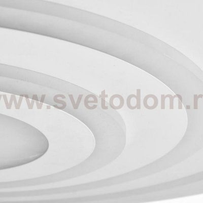 Светильник с ПДУ 671145/1 LED 230Вт диммер 3 режима 3000-6000К белый 80х80х5 см