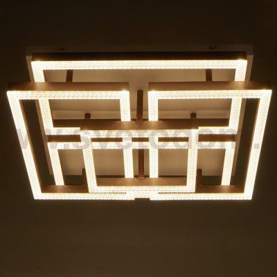 Люстра с ПДУ 671149/5 LED 112Вт диммер 3 режима 3000-6000К кофе 55х55х13,5 см