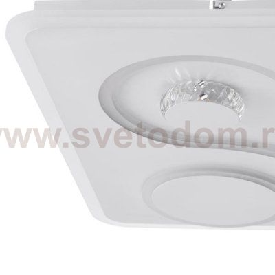 Люстра с ПДУ 671150/1 LED 252Вт диммер 3 режима 3000-6000К белый 90х80х8,5 см