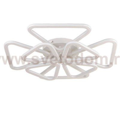 Люстра с ПДУ 671153/8 LED 240Вт диммер 3 режима 3000-6000К белый 65х65х10 см