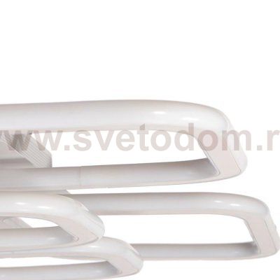 Люстра с ПДУ 671154/8 LED 232Вт диммер 3 режима 3000-6000К белый 60х60х13 см