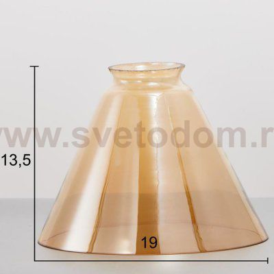 Люстра 670815/7 E27 40Вт черный-золото 72х72х27 см