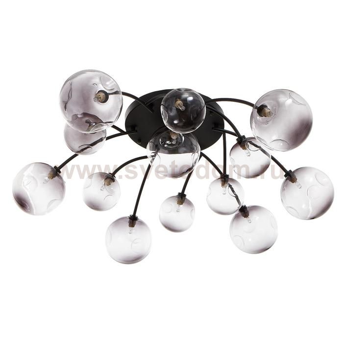 Люстра 670821/13 G9 40Вт черный-золото 110x110х30 см