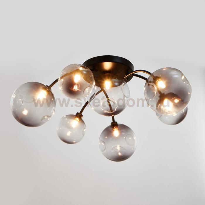 Люстра 670822/7 G9 40Вт черный-золото 55x55х28 см