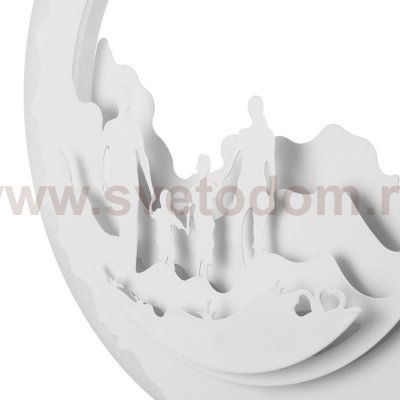 Бра 671216B/1 LED 33Вт 3000-4000К белый 28х3,5х28 см