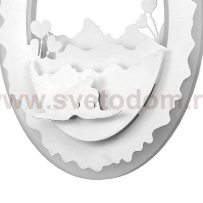 Бра 671218B/1 LED 27Вт 3000-4000К белый