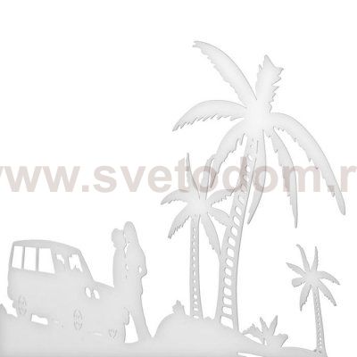 Бра 671220B/1 LED 16Вт 3000-4000К белый 38х3,5х25 см