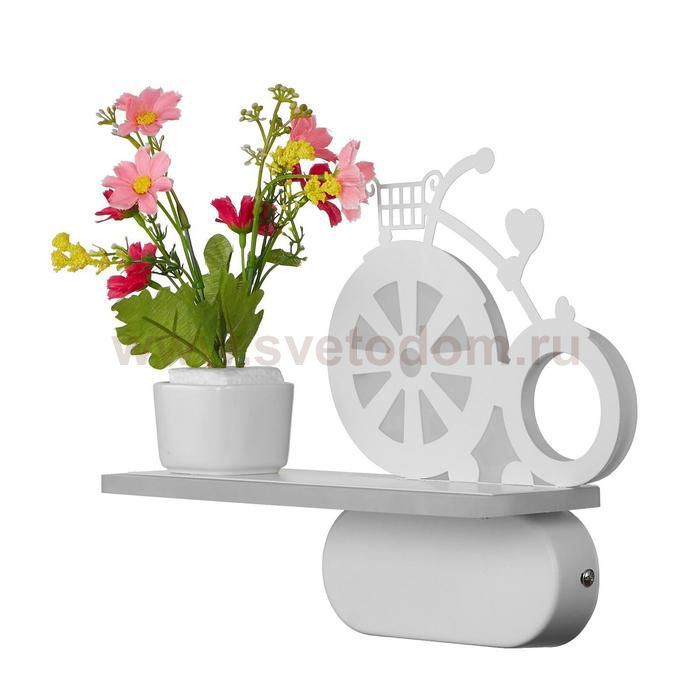 Бра 671224B/1 LED 24Вт 3000К белый 25х8х21 см