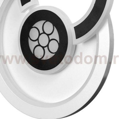 Бра 671228B/1 LED 29Вт 3000-4000К белый-черный 22х5,5х24 см