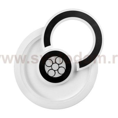 Бра 671228B/1 LED 29Вт 3000-4000К белый-черный 22х5,5х24 см