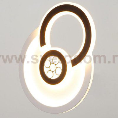 Бра 671228B/1 LED 29Вт 3000-4000К белый-черный 22х5,5х24 см