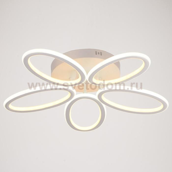 Люстра 8004672/5 LED 120Вт 3000К 6000К белый 64,5х64,5х8 см