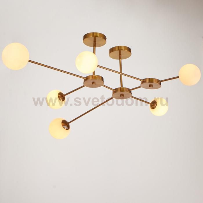 Люстра 1028672 2х40Вт G9 4х40Вт  бронза 100х100х35 см