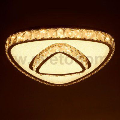 Люстра c ПДУ 9908672 LED 100Вт 3 режима диммер 3000-6000К хром 45х45х13 см