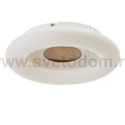 Светильник с ПДУ 670501N LED 96Вт 3 режима 3000-6000К диммер белый-золото 50х50х10 см