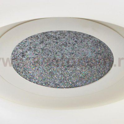 Светильник с ПДУ 670502N LED 96Вт 3 режима 3000-6000К диммер белый-хром 50х50х10 см