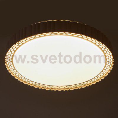 Светильник с ПДУ 670509N LED 72Вт 3 режима 3000-6000К диммер розовый 50х50х9 см