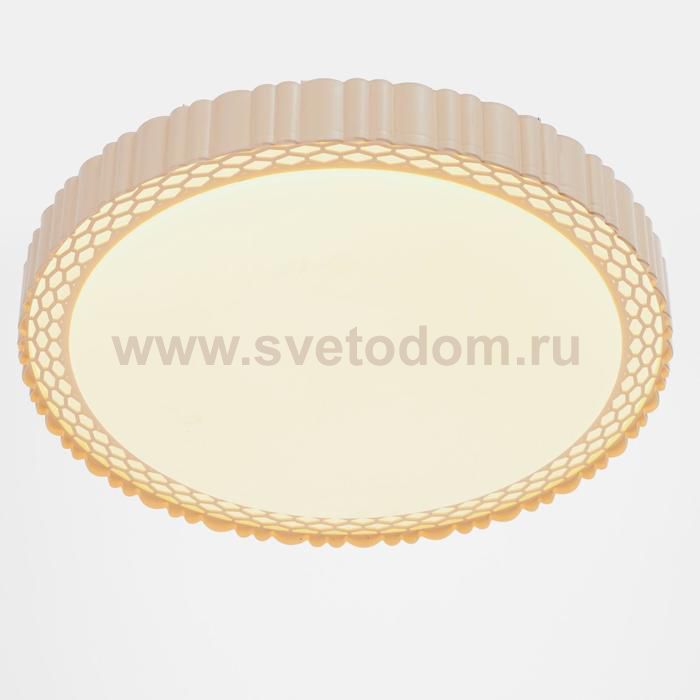 Светильник с ПДУ 670510N LED 72Вт 3 режима 3000-6000К диммер бежевый 50х50х9 см