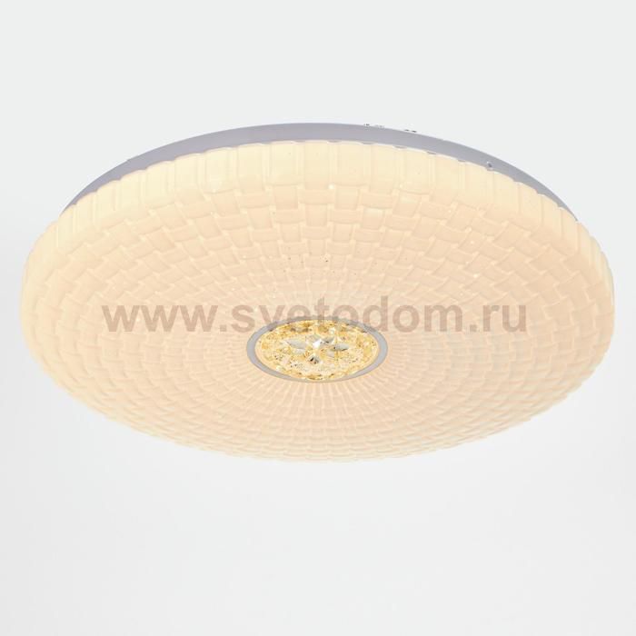 Светильник с ПДУ 670517N LED 48Вт 3 режима 3000-6000К диммер белый 38х38х6 см