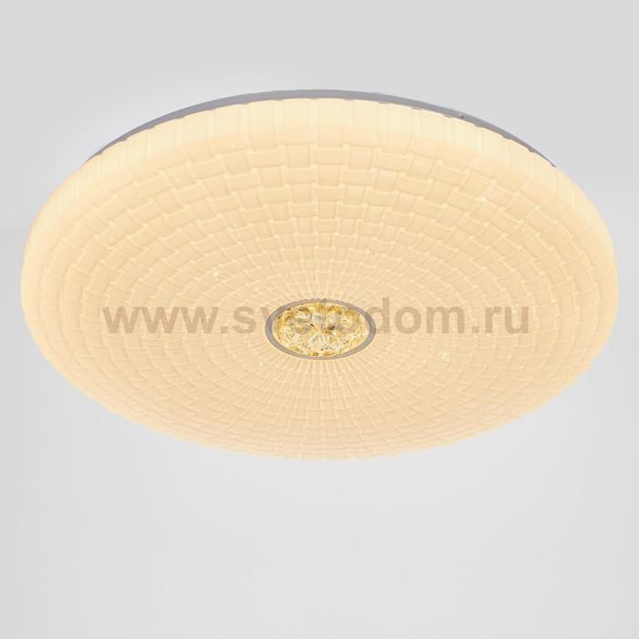 Светильник с ПДУ 670518N LED 72Вт 3 режима 3000-6000К диммер белый 50х50х6 см