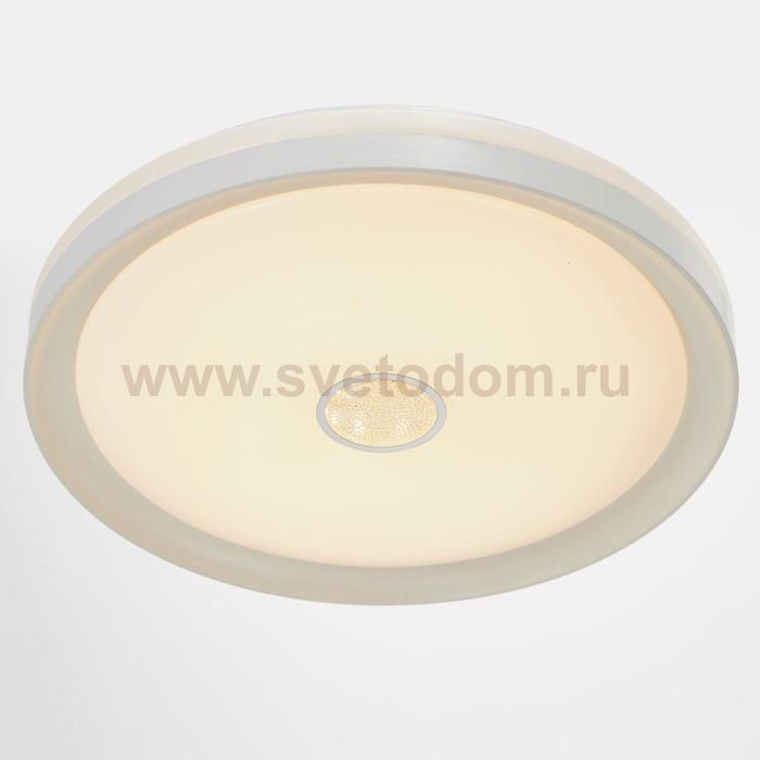 Светильник с ПДУ 670519N LED 72Вт 3 режима 3000-6000К диммер белый 49х49х8 см