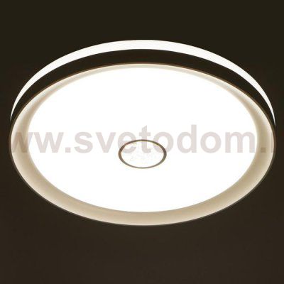 Светильник с ПДУ 670519N LED 72Вт 3 режима 3000-6000К диммер белый 49х49х8 см