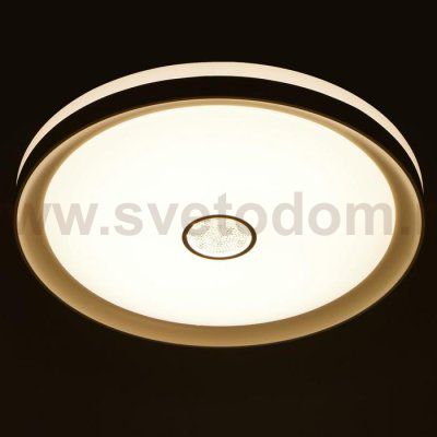 Светильник с ПДУ 670519N LED 72Вт 3 режима 3000-6000К диммер белый 49х49х8 см