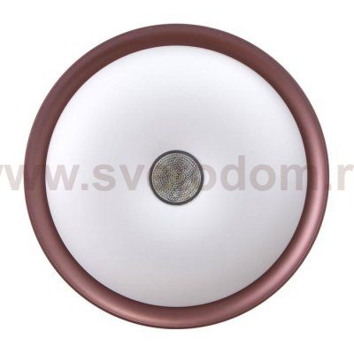 Светильник с ПДУ 670521N LED 72Вт 3 режима 3000-6000К диммер кофе 49х49х8 см