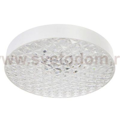 Светильник с ПДУ 670525N LED 72Вт 3 режима 3000-6000К диммер белый 48х48х12 см