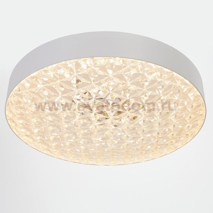 Светильник с ПДУ 670525N LED 72Вт 3 режима 3000-6000К диммер белый 48х48х12 см