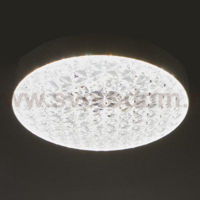 Светильник с ПДУ 670525N LED 72Вт 3 режима 3000-6000К диммер белый 48х48х12 см