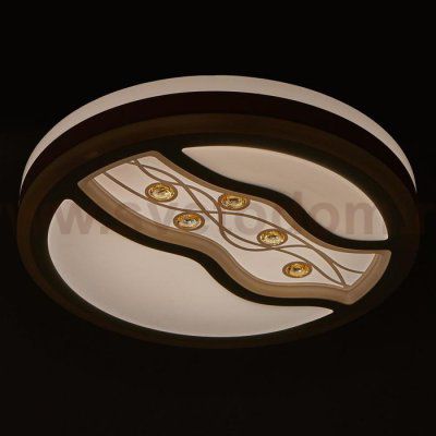 Светильник с ПДУ 670529N LED 72Вт 3 режима 3000-6000К диммер белый 49х49х9,5 см