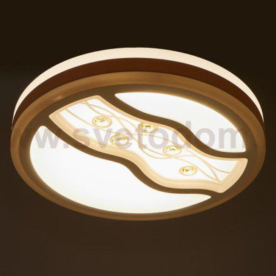 Светильник с ПДУ 670529N LED 72Вт 3 режима 3000-6000К диммер белый 49х49х9,5 см