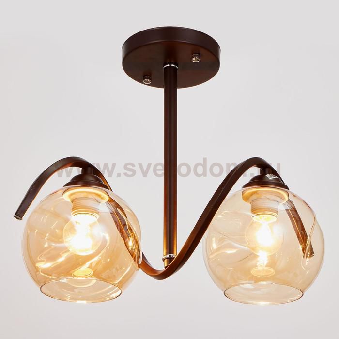 Люстра 673105/2 E27 40Вт кофе 35х14х32 см