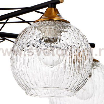 Люстра 673119/5 E27 40Вт бронза-черный 61х61х26 см