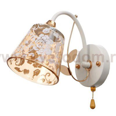 Бра 673122/1 E27 40Вт белый-золото 24х12х17 см