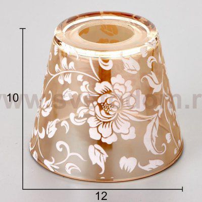 Бра 673124/1 E27 40Вт черный-золото 24х12х17 см