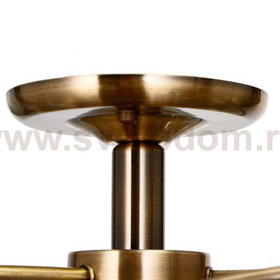Люстра 673126/6 E27 40Вт бронза 68х68х25 см