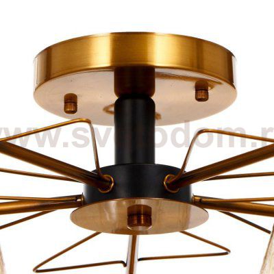 Люстра 673128/5 E27 40Вт бронза-черный 59х59х26 см