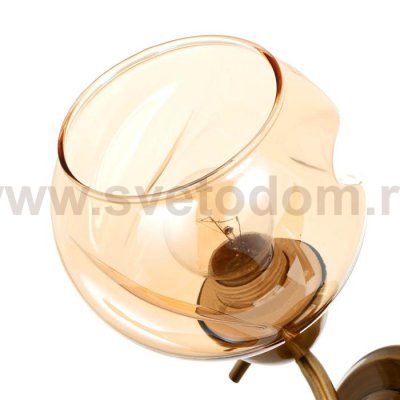 Бра 673134/1 E27 40Вт бронза 20х14х21 см