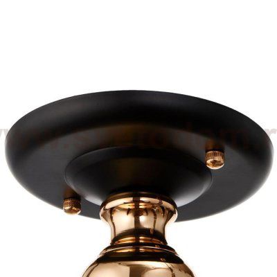 Люстра 673139/5 E27 40Вт черный-золото 59х59х30,5 см