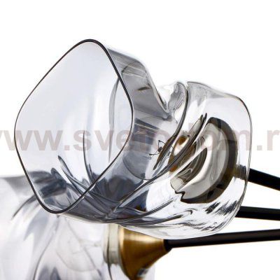 Люстра 673140/5 E27 40Вт черный-бронза 69х69х24 см