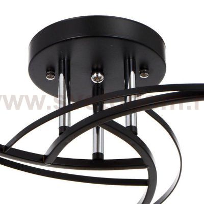 Люстра 673143/3 E27 40Вт черный-хром 53х53х29 см