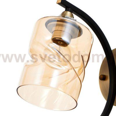 Бра 673160/1 E27 40Вт бронза-черный 22,4х16х21 см