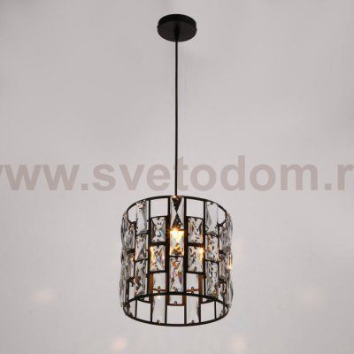 Светильник 669905/1 E27 40Вт черный 24х24х123 см