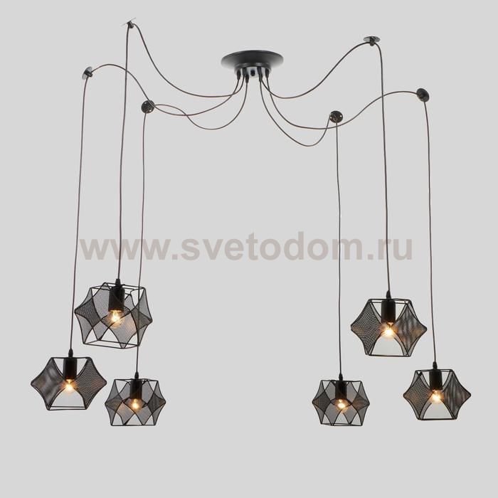 Светильник 669911/6 E27 40Вт черный