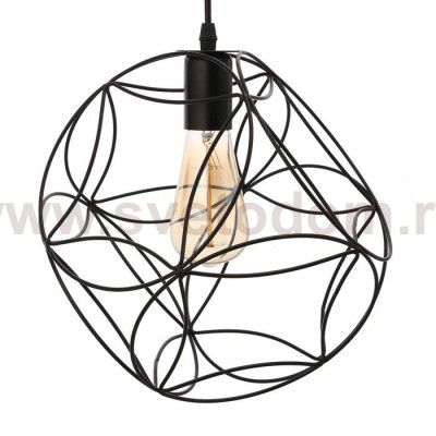 Светильник 669914/1 E27 40Вт черный 21х21х121 см