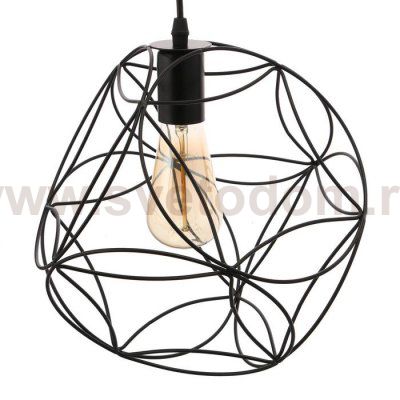 Светильник 669914/1 E27 40Вт черный 21х21х121 см