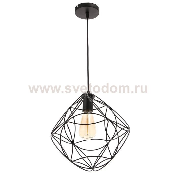 Светильник 669914/1 E27 40Вт черный 21х21х121 см
