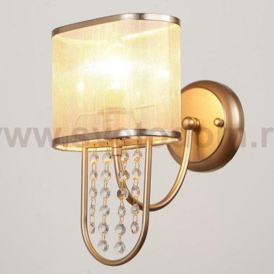 Бра 662409/1 40Вт E14 золото 21х18х18 см